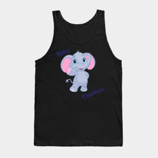 baby elephant, elephant girl, elephant boy, cute elephant Tank Top